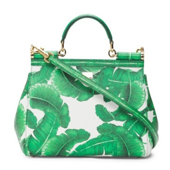 green dolce and gabbana purse